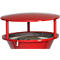 Toit, pour cendrier sur pied, en plastique, rouge