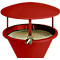 Toit pour cendrier sur pied, rouge