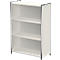 TOLEDO boekenkast, met zicht-achterwand, 3 OH, B 800 x D 380 x H 1150 mm, wit