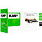 Cartouche de toner KMP pour Brother TN-2010 dans un emballage blanc avec motif de feuilles vertes.