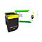 Toner original Lexmark 702XE, pack individuel, jaune
