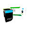 Toner original Lexmark 802HE, pack individuel, cyan