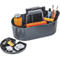Toolbox HAN Loft, tragbar, mit 4 Fächern, herausnehmbare Ablageschale, B 330 x T 179 x H 175 mm, Kunststoff, granitgrau