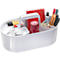 Toolbox HAN Loft, tragbar, mit 4 Fächern, herausnehmbare Ablageschale, B 330 x T 179 x H 175 mm, Kunststoff, schneeweiß