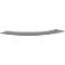 Top de comptoir pour comptoir série Tool, élément extérieur, rond, L 2200 x P 350 x H 19 mm, bois, anthracite