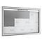 Top-informatiebord, puntig, 60 mm diep, 7 x 3, aluminium zilver