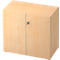 TOPAS LINE archiefkast, 2 dossierhoogtes, afsluitbare deuren, ahorn decor/mapeldoorn decor