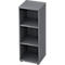 TOPAS LINE boekenkast, 3 OH, spaanplaat, B 400 x D 400 x H 1100 mm, grafiet
