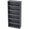 TOPAS LINE boekenkast, spaanplaat, 6 OH, 5 legborden, B 1000 x D 400 x H 2156 mm, grafiet
