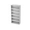 TOPAS LINE boekenkast, spaanplaat, 6 OH, 5 legborden, B 1000 x D 400 x H 2156 mm, wit