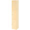 Topas Line lockerkast, 6 dossierhoogtes, 3 compartimenten, cilinderslot, B 400 x D 420 x H 2156 mm, esdoorn/mapulier