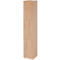 Topas Line lockerkast, 6 dossierhoogtes, 3 compartimenten, cilinderslot, B 400 x D 420 x H 2156 mm, notenhout/walnoot
