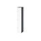 Topas Line lockerkast, 6 dossierhoogtes, 3 vakken, cilinderslot, B 400 x D 420 x H 2156 mm, grafiet/wit