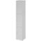 Topas Line lockerkast, 6 dossierhoogtes, 3 vakken, cilinderslot, B 400 x D 420 x H 2156 mm, grijs/grijs