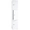 Topas Line lockerkast, 6 dossierhoogtes, 3 vakken, cilinderslot, B 400 x D 420 x H 2156 mm, wit/wit