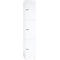 Topas Line lockerkast, 6 dossierhoogtes, 3 vakken, cilinderslot, B 400 x D 420 x H 2156 mm, wit/wit