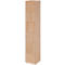 Topas Line lockerkast, 6 dossierhoogtes, 6 compartimenten, cilinderslot, B 400 x D 420 x H 2156 mm, notenhout/walnoot