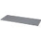 Grey rectangular wall shelf.