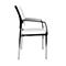 TOPSTAR BtoB 10 bezoekersstoel, kunstleer, desinfectiebestendig, stapelbaar, met armleuningen, set van 2, wit