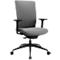 Topstar Bürostuhl Sitness AirWork G, Sandwich-Polsterung, 3D-Flachsitz, Synchronmechanik, höhenverstellbare Lordosenstütze, AGR-zertifiziert, grau