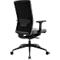 Topstar Bürostuhl Sitness AirWork G, Sandwich-Polsterung, 3D-Flachsitz, Synchronmechanik, höhenverstellbare Lordosenstütze, AGR-zertifiziert, grau