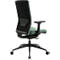 Topstar Bürostuhl Sitness AirWork G, Sandwich-Polsterung, 3D-Flachsitz, Synchronmechanik, höhenverstellbare Lordosenstütze, AGR-zertifiziert, mint grün