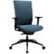 Topstar Bürostuhl Sitness AirWork G, Sandwich-Polsterung, 3D-Flachsitz, Synchronmechanik, höhenverstellbare Lordosenstütze, AGR-zertifiziert, petrol blau
