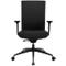 Topstar Bürostuhl Sitness AirWork G, Sandwich-Polsterung, 3D-Flachsitz, Synchronmechanik, höhenverstellbare Lordosenstütze, AGR-zertifiziert, schwarz