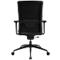 Topstar Bürostuhl Sitness AirWork G, Sandwich-Polsterung, 3D-Flachsitz, Synchronmechanik, höhenverstellbare Lordosenstütze, AGR-zertifiziert, schwarz