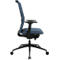Topstar Bürostuhl Sitness AirWork, mit Armlehnen, 3D-Auto-Synchronmechanik, Muldensitz, Netzrücken, petrol/schwarz