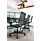 Topstar Bürostuhl Sitness Life 40, mit Armlehnen, 3D Mechanik, Flachsitz, Netzrücken, schwarz/schwarz