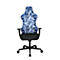 Topstar Bürostuhl Sitness RS Sport Camouflage, mit Armlehnen, 3D-Synchronmechanik, Muldensitz, Kopfstütze, blau/schwarz