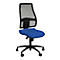 Topstar Bürostuhl Syncro Net, Synchronmechanik, ohne Armlehnen, Netzrücken, Bandscheibensitz, blau