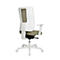 Topstar bureaustoel Sitness Life 50, met armleuningen, 3D-synchroonmechanisme, holle zit, netrugleuning, alluviaal/wit