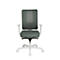 Topstar bureaustoel Sitness Life 50, met armleuningen, 3D-synchroonmechanisme, holle zit, netrugleuning, grijsgroen/wit