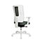 Topstar bureaustoel Sitness Life 50, met armleuningen, 3D-synchroonmechanisme, holle zit, netrugleuning, grijsgroen/wit