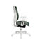 Topstar bureaustoel Sitness Life 50, met armleuningen, 3D-synchroonmechanisme, holle zit, netrugleuning, grijsgroen/wit