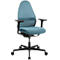 Topstar bureaustoel Soft Sitness Art, auto-synchroon mechanisme, met armleuningen, netrugleuning, speciale voorgevormde zitting, blauw