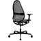 Topstar bureaustoel Soft Sitness Art, auto-synchroon mechanisme, met armleuningen, netrugleuning, speciale voorgevormde zitting, grijs