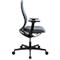Topstar bureaustoel Soft Sitness Art, auto-synchroon mechanisme, met armleuningen, netrugleuning, speciale voorgevormde zitting, grijs