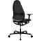 Topstar bureaustoel Soft Sitness Art, auto-synchroon mechanisme, met armleuningen, netrugleuning, speciale voorgevormde zitting, zwart