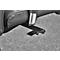 Topstar directiestoel Sitness Director, met armleuningen, 3D-synchroonmechanisme, vlakke zitting, echt leer, zwart