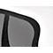 Topstar Head Point Deluxe bureaustoel, met armleuningen, synchroonmechanisme, voorgevormde zitting, netrugleuning, zwart/aluminiumzilver