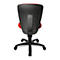 Topstar High S'cool kinderdraaifauteuil, zonder armleuningen, voorgevormde zitting, 3D-gaasrugleuning, rood/zwart