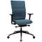 Topstar Sitness AirWork bureaustoel, met armleuningen, 3D auto-synchroon mechanisme, voorgevormde zitting, netrugleuning, petrol/zwart