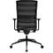 Topstar Sitness AirWork bureaustoel, met armleuningen, 3D auto-synchroon mechanisme, voorgevormde zitting, netrugleuning, zwart