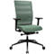 Topstar Sitness AirWork bureaustoel, met armleuningen, 3D autosynchroon mechanisme, voorgevormde zitting, netrugleuning, mint/zwart
