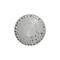 Gray, round anti-slip mat with a studded pattern. A circular area in the middle is smooth.