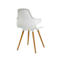 Topstar® T 2020 kuipstoel, 4-poot, desinfectiebestendig, met armleuningen, wit/beuken