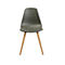 Topstar® T 2020 kuipstoel, 4-poot, desinfectiebestendig, zonder armleuningen, grijs/beuken